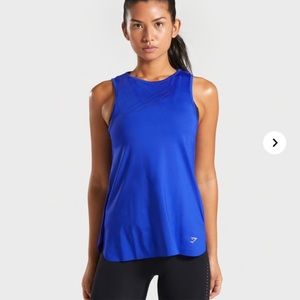 Gymshark Laser Cut Tank - Blue